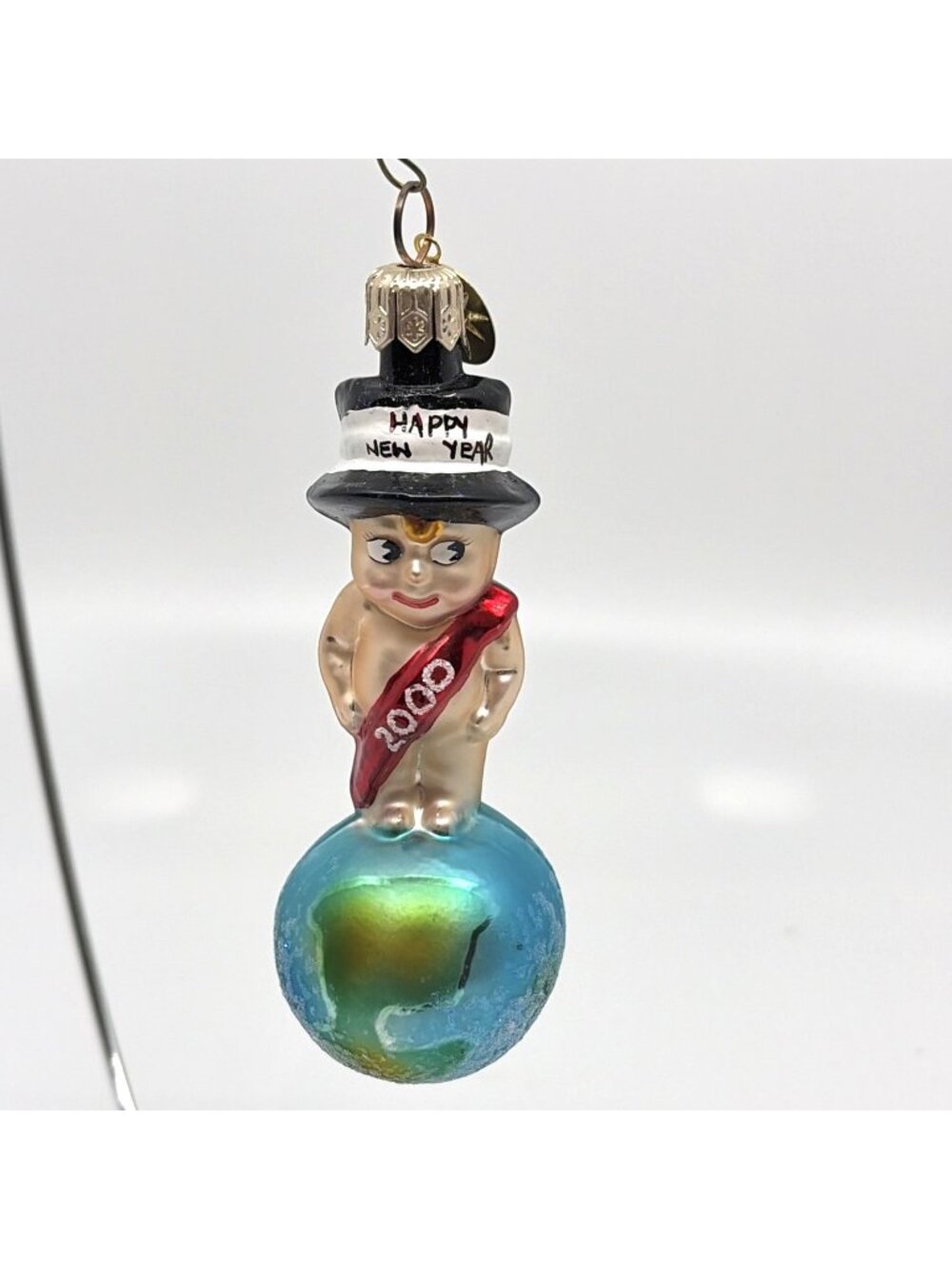 Christopher Radko Millennium Munchkin Little Gem 2000 New Year Ornament 99-974-0